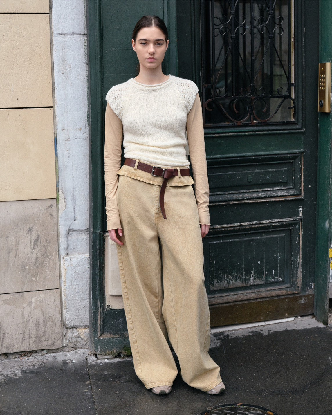 JACE NET HALF SLEEVE KNIT