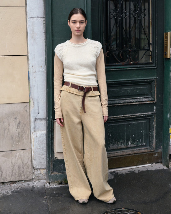 JACE NET HALF SLEEVE KNIT