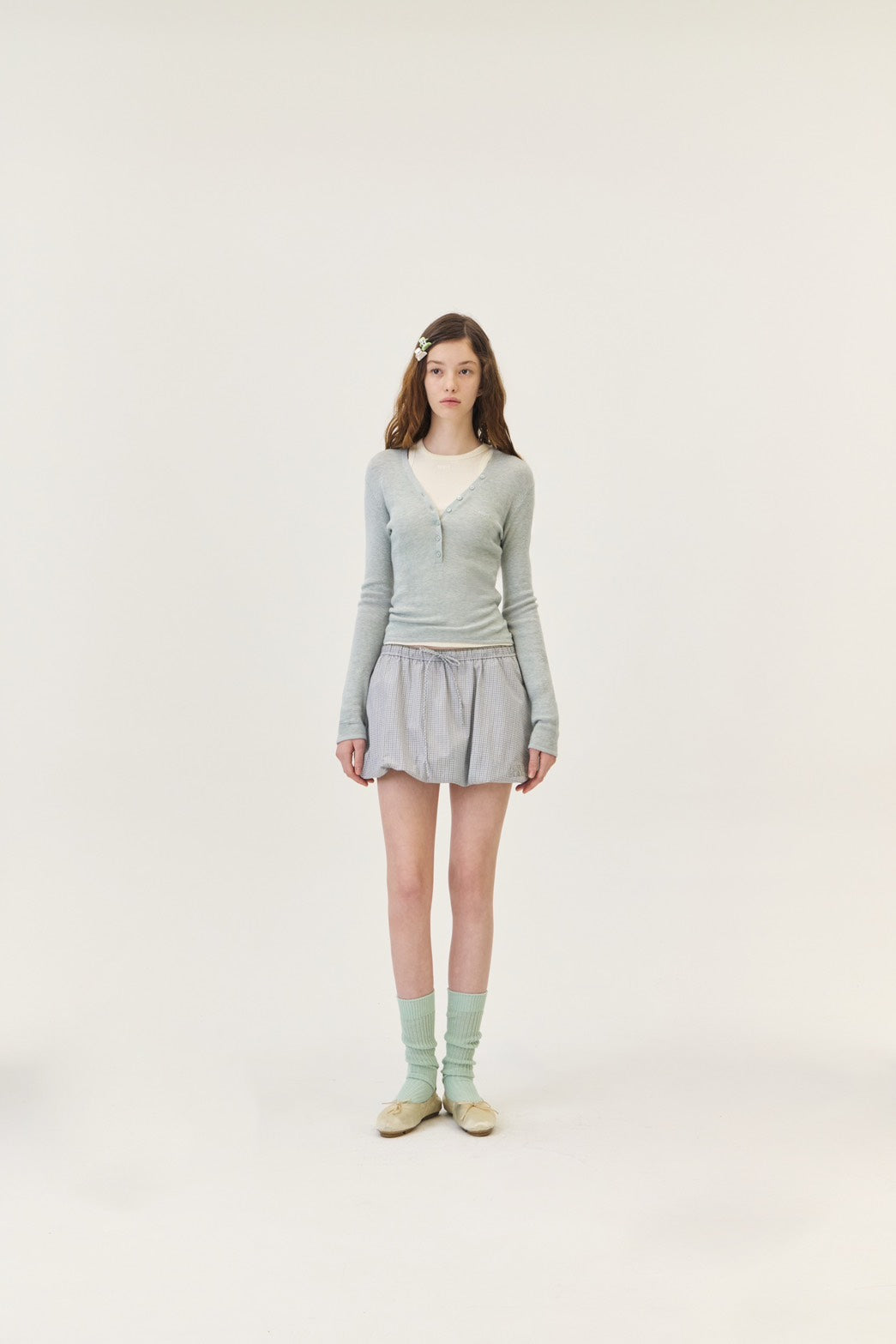 TOVE CHECK SKIRT