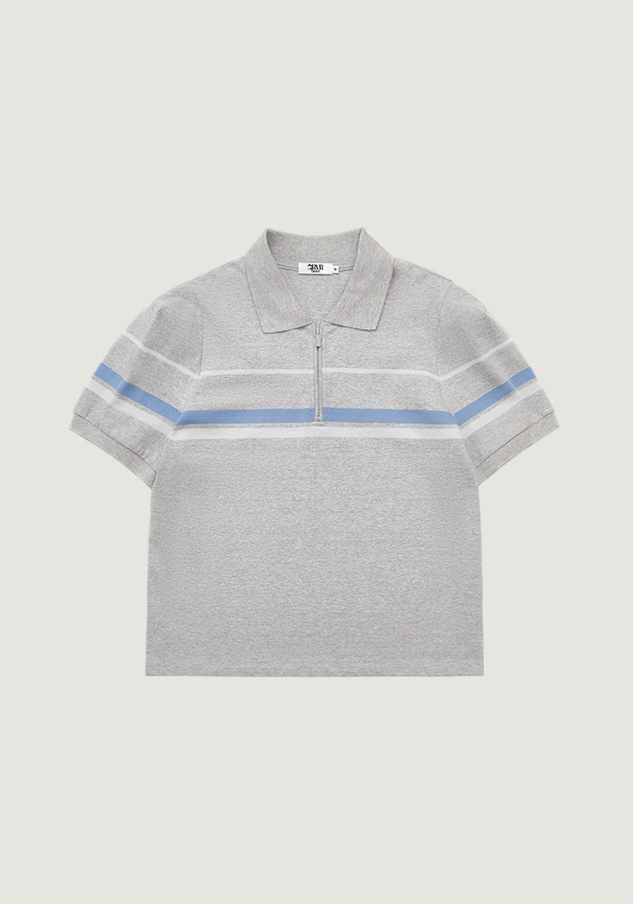 26SS LIAM HALF ZIP-UP COLLAR T-SHIRT