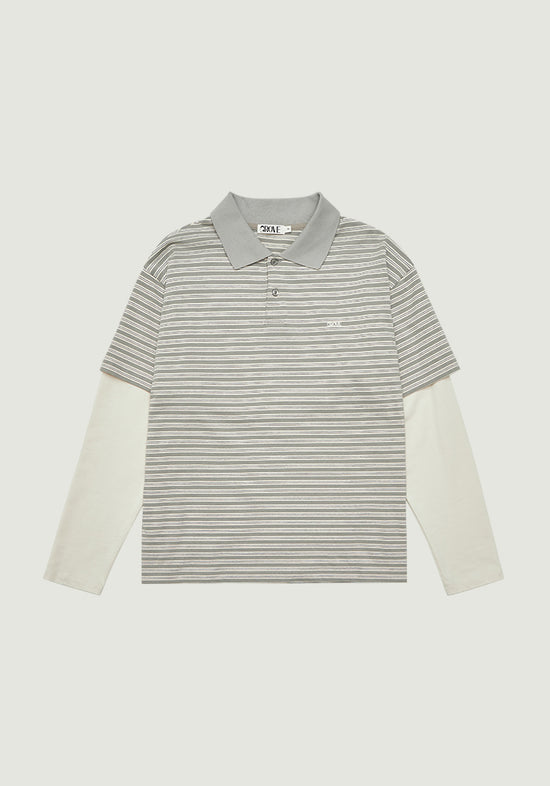 DORA STRIPE L/S PIQUE SHIRT