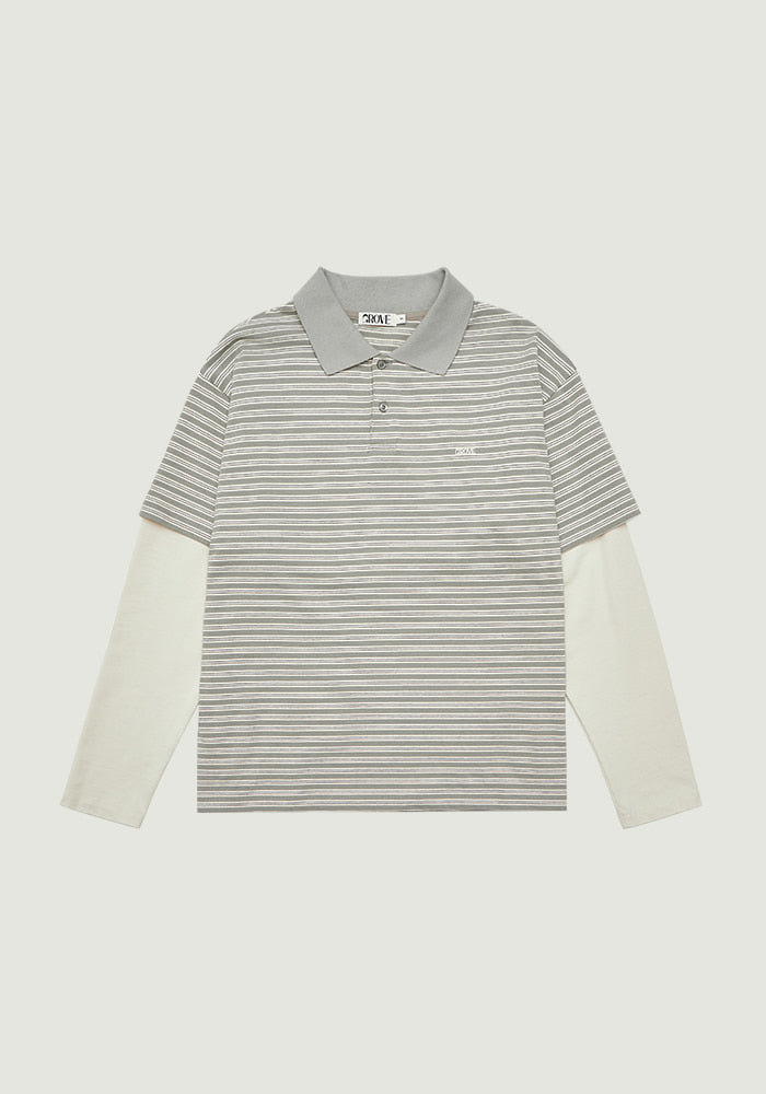 DORA STRIPE L/S PIQUE SHIRT