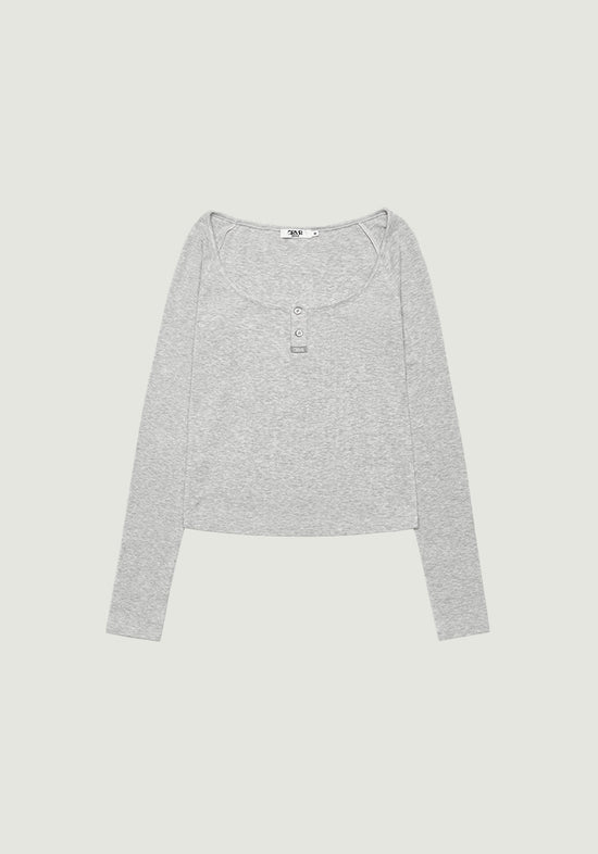 LIV HENRY NECK T-SHIRT