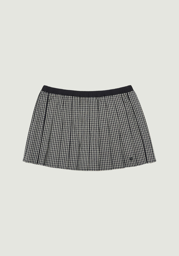 PAISLEY CHECK SKIRT