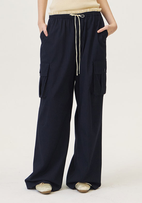LAYER STRIPE CARGO PANTS