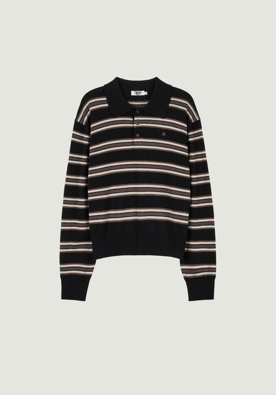 26FW TESSA STRIPE COLLAR KNIT