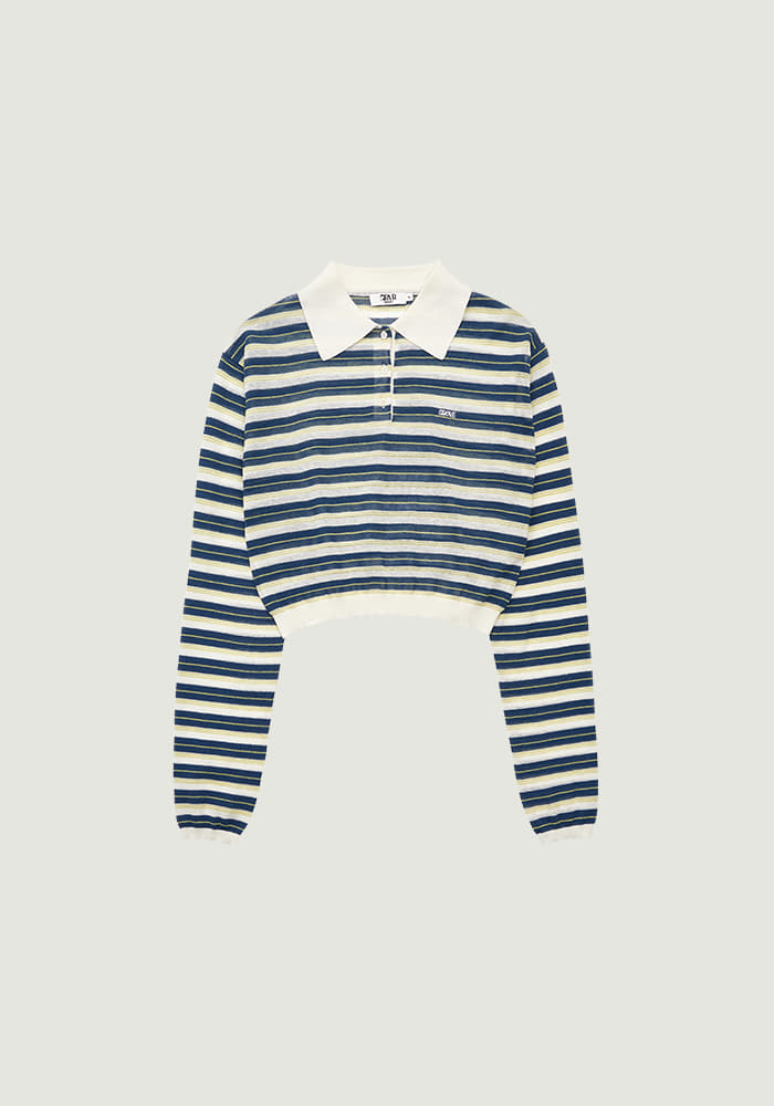 ESTHER STRIPE COLLAR KNIT