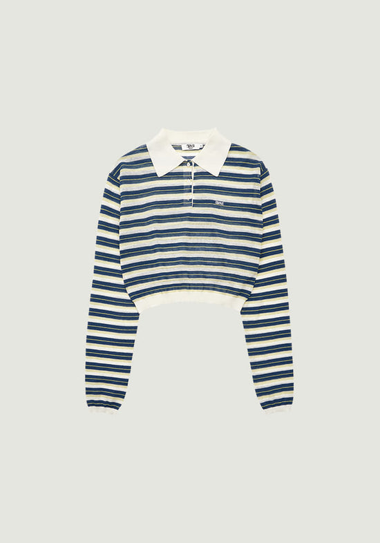 ESTHER STRIPE COLLAR KNIT