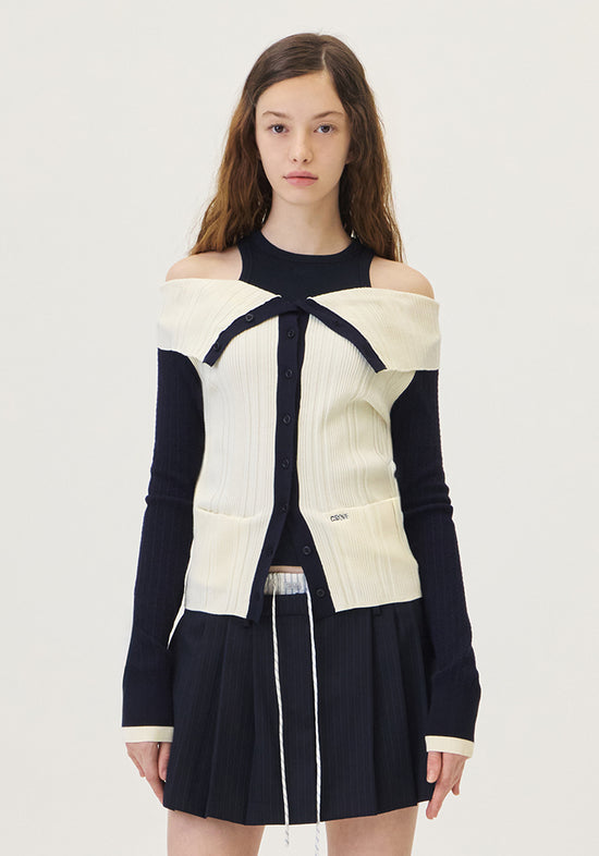 PONI OFF-SHOULDER KNIT