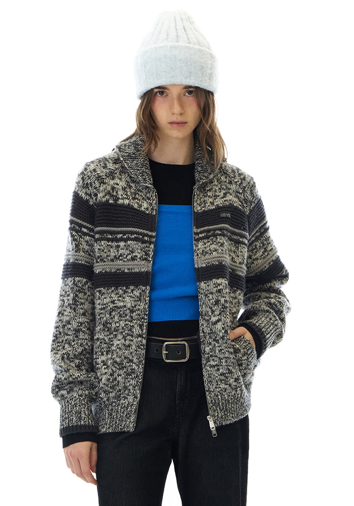 FEMKE KNIT ZIP-UP (発送予定: 2025年12月中旬〜)