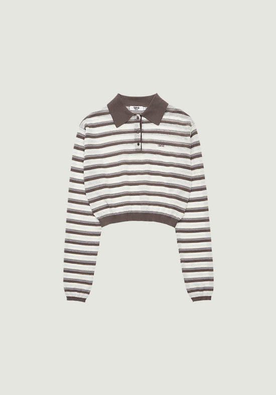 ESTHER STRIPE COLLAR KNIT