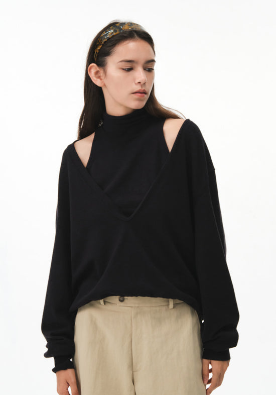 RIEL V-NECK KNIT（発送予定：10月上旬~）