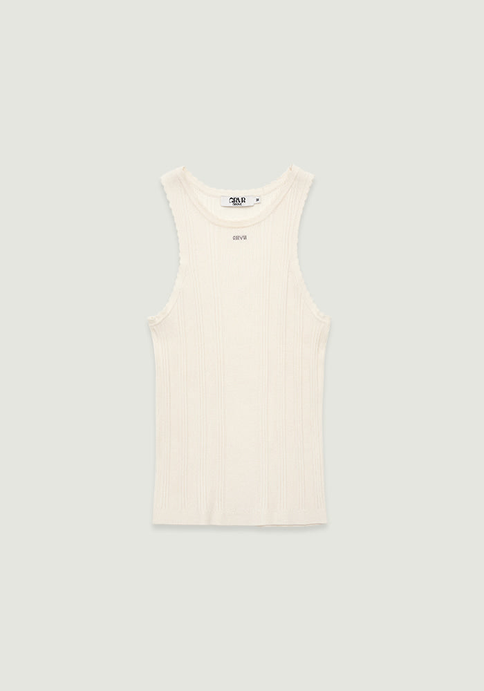 PETAL SLEEVELESS KNIT