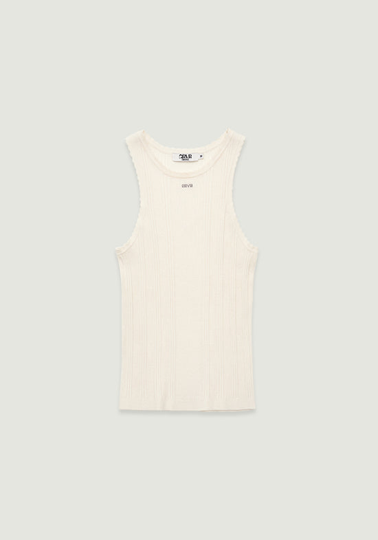 PETAL SLEEVELESS KNIT