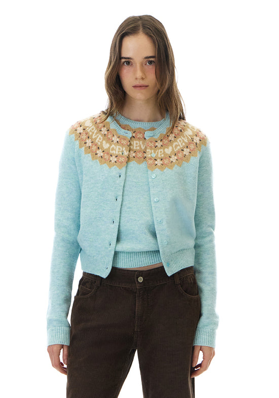 BONA NORDIC KNIT CARDIGAN