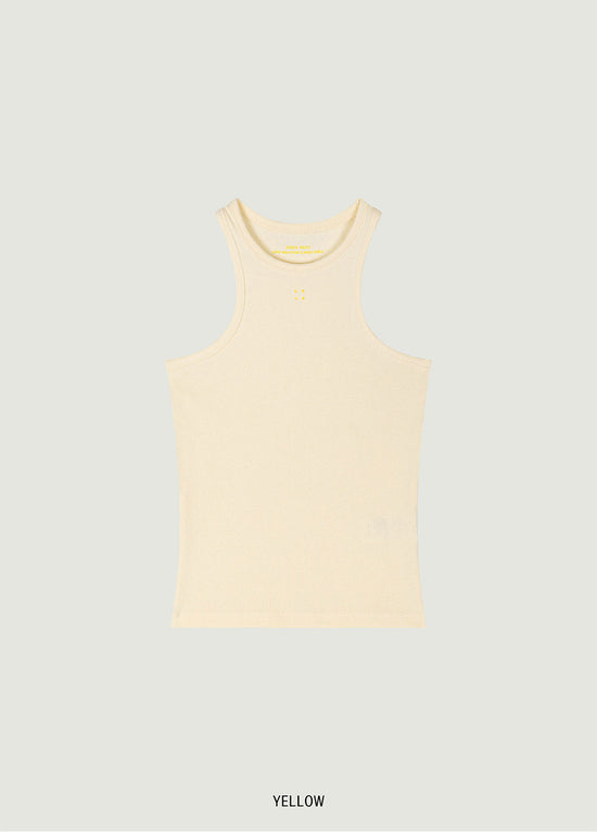 GRVB_25SS RIB HALTER-NECK SLEEVELESS