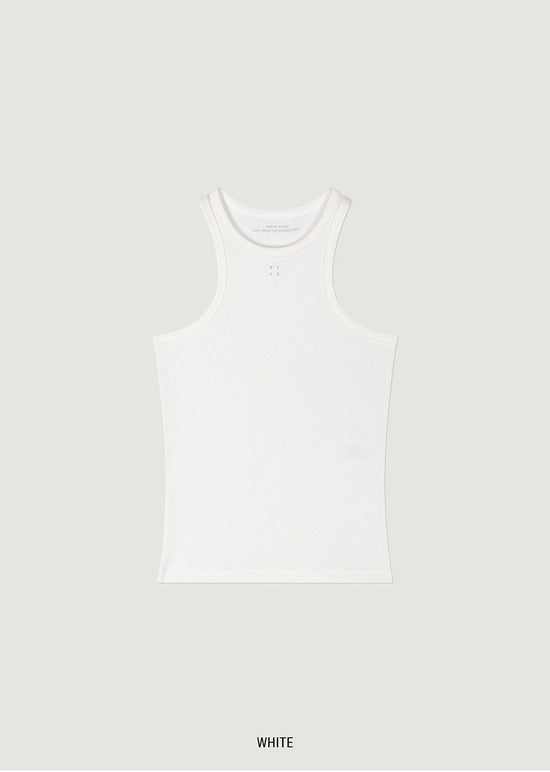 GRVB_25SS RIB HALTER-NECK SLEEVELESS