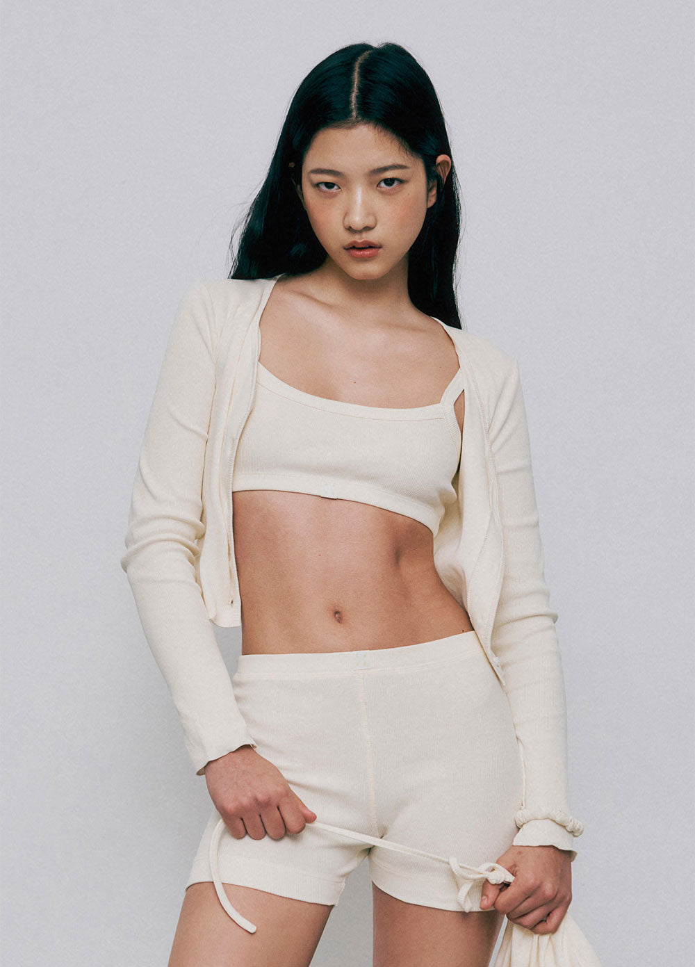 GRVB_25SS RIB SHORTS