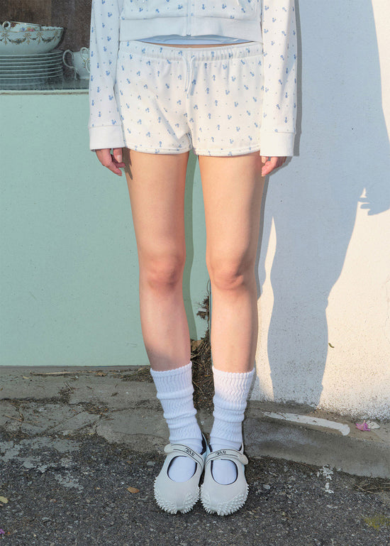 GRVB_FLOWER TERRY SHORTS