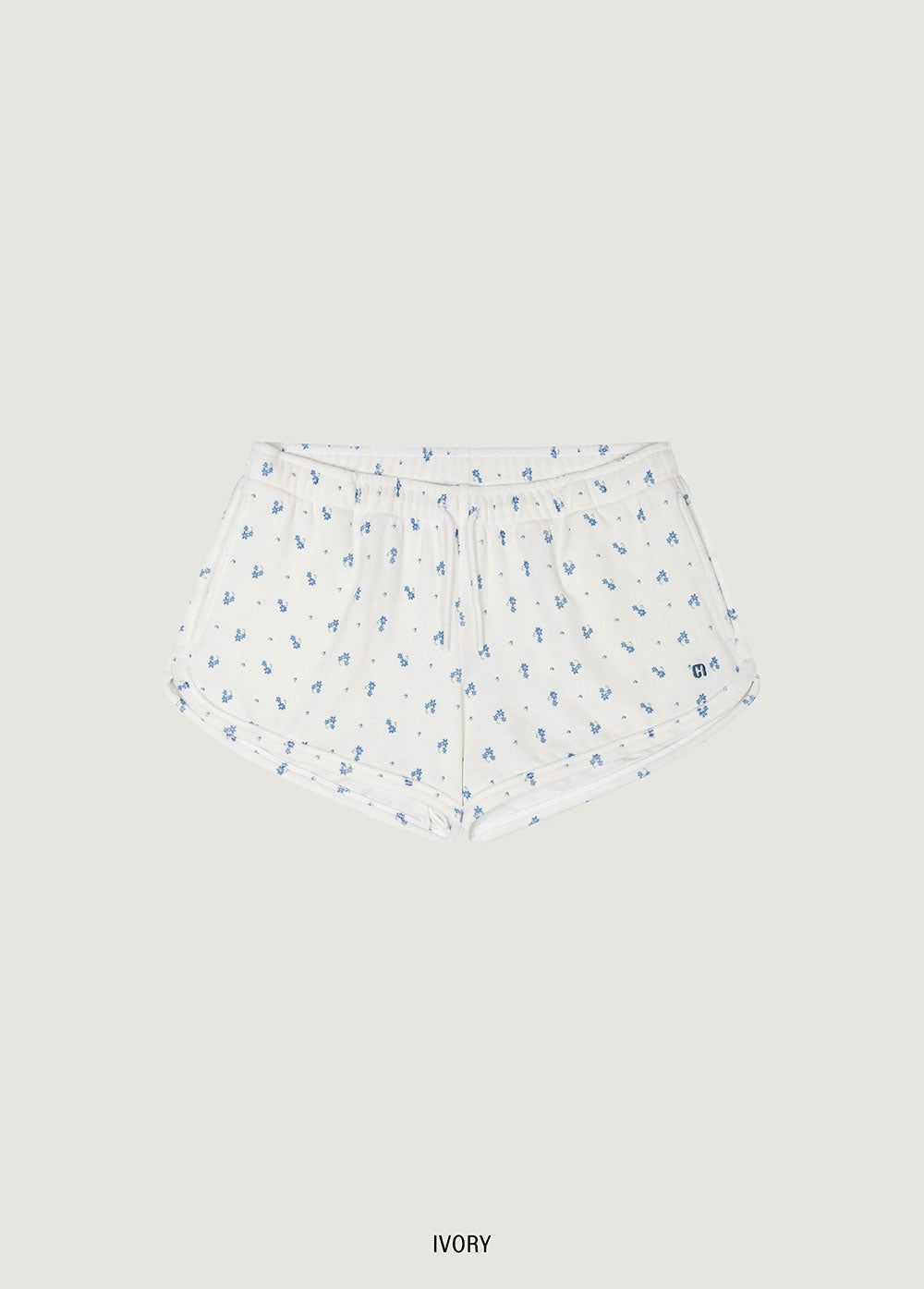 GRVB_FLOWER TERRY SHORTS