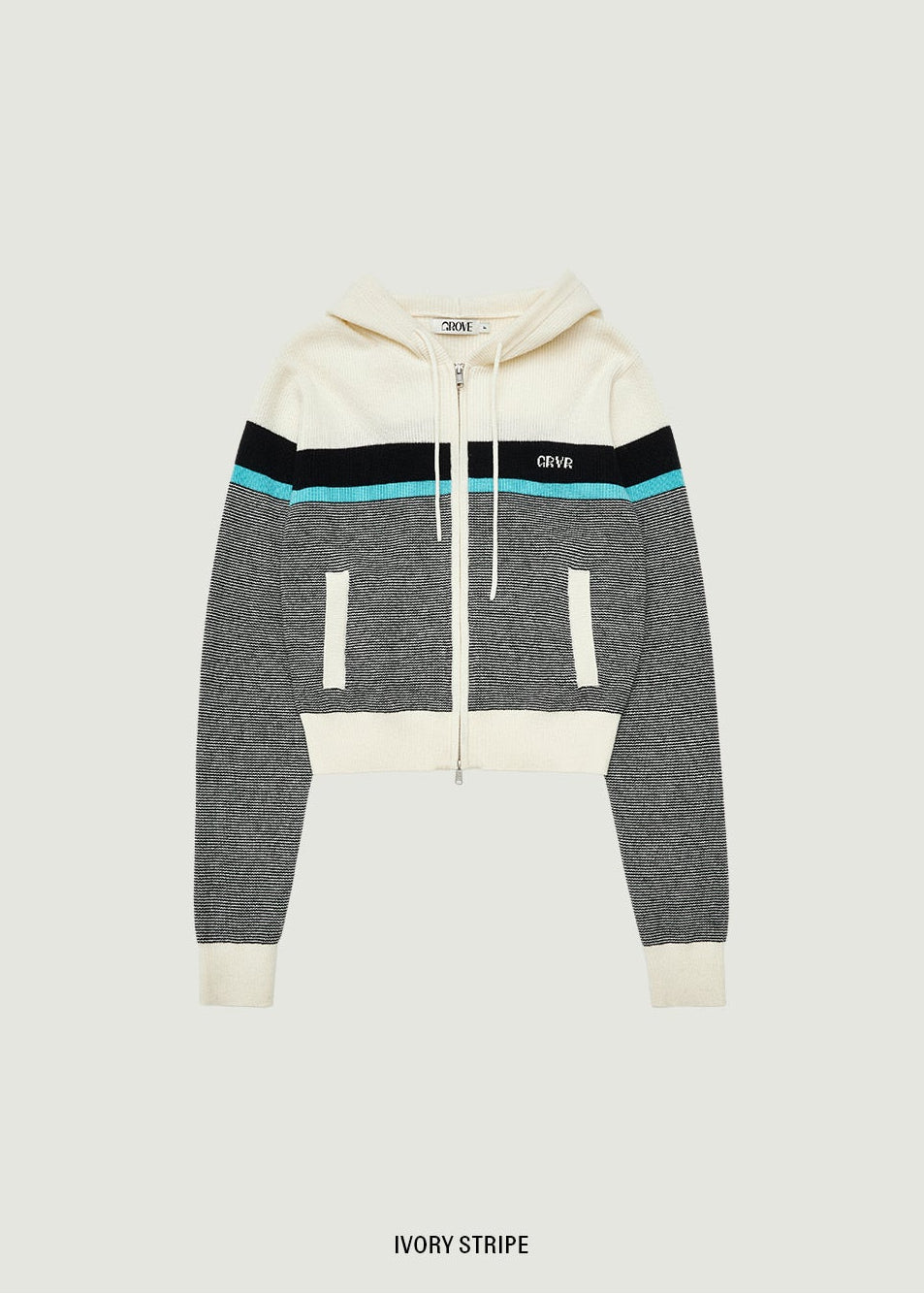 PEAK KNIT ZIP-UP