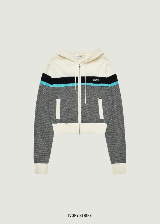 PEAK KNIT ZIP-UP