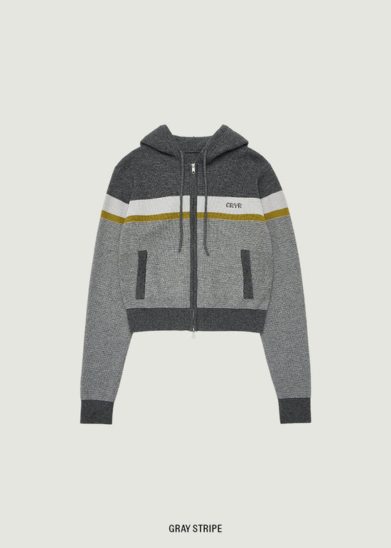 PEAK KNIT ZIP-UP
