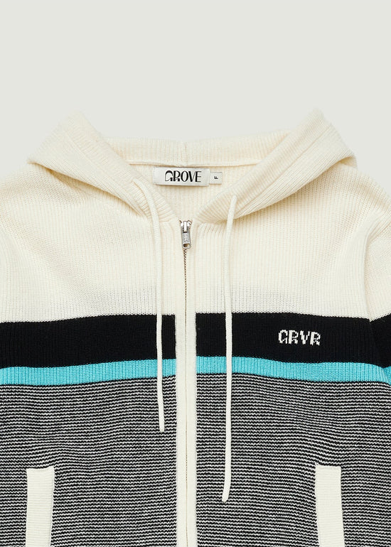 PEAK KNIT ZIP-UP