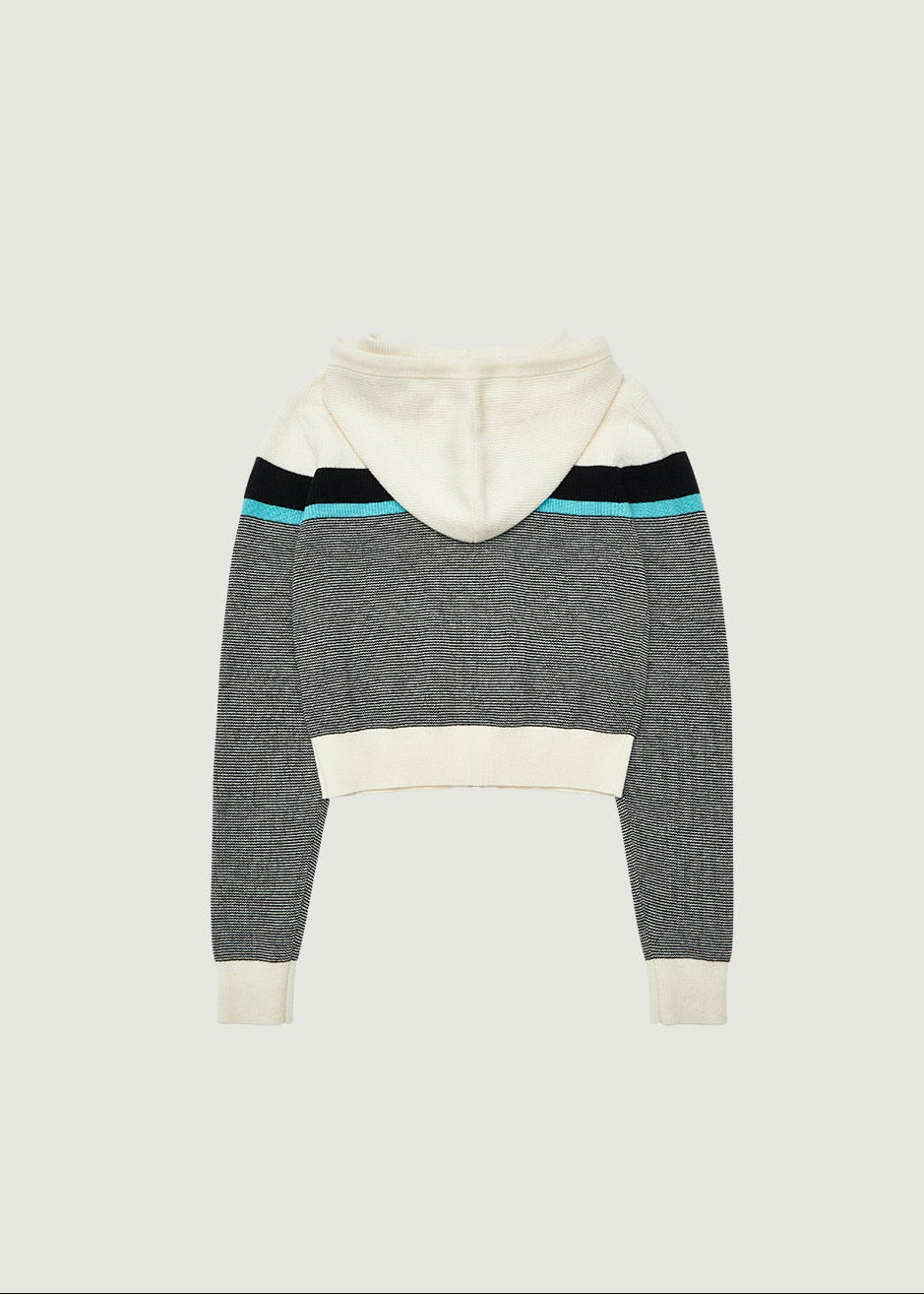 PEAK KNIT ZIP-UP