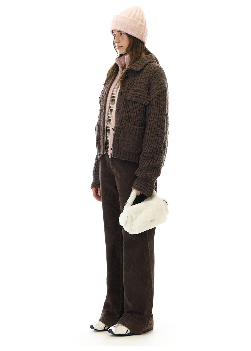 AURORA COLLAR KNIT JACKET (発送予定: 2025年12月中旬〜)