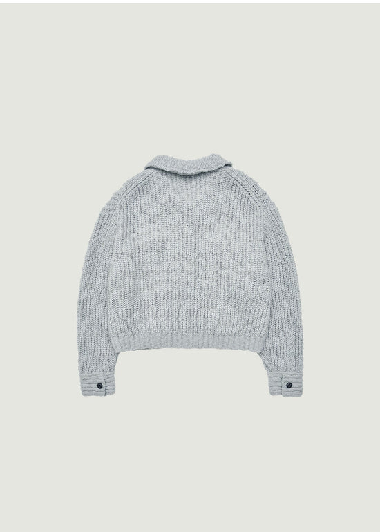AURORA COLLAR KNIT JACKET (発送予定: 2025年12月中旬〜)
