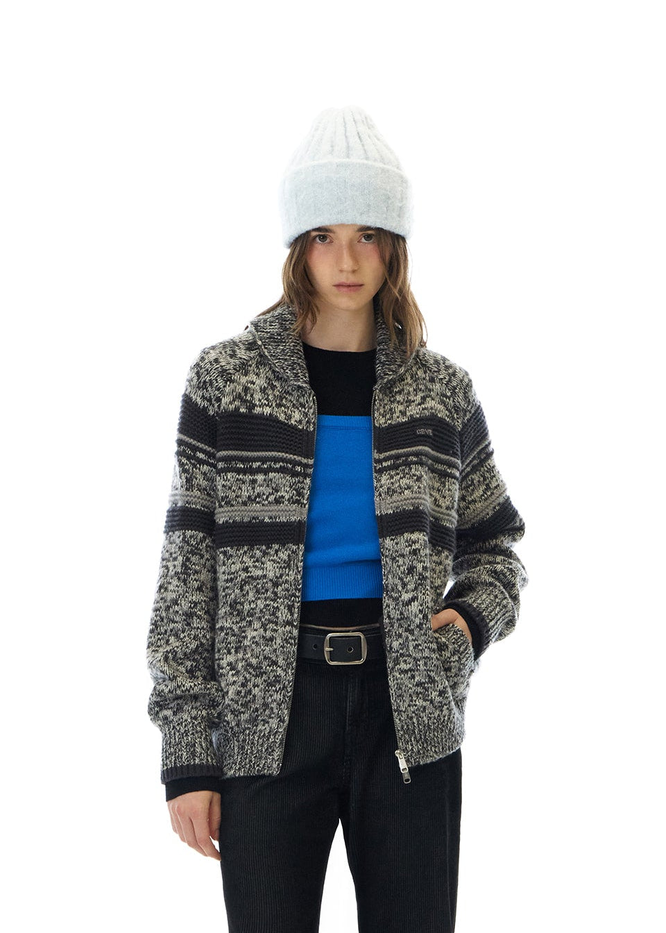 FEMKE KNIT ZIP-UP (発送予定: 2025年12月中旬〜)