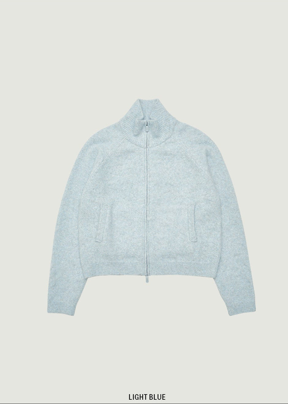 HUG KNIT ZIP-UP