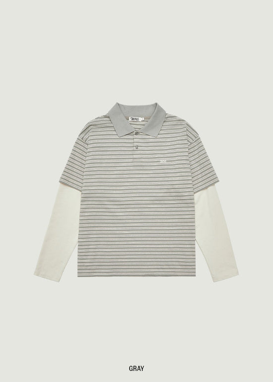 DORA STRIPE L/S PIQUE SHIRT