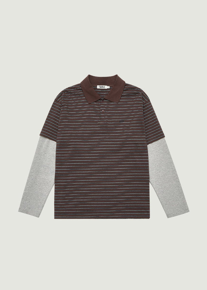 DORA STRIPE L/S PIQUE SHIRT