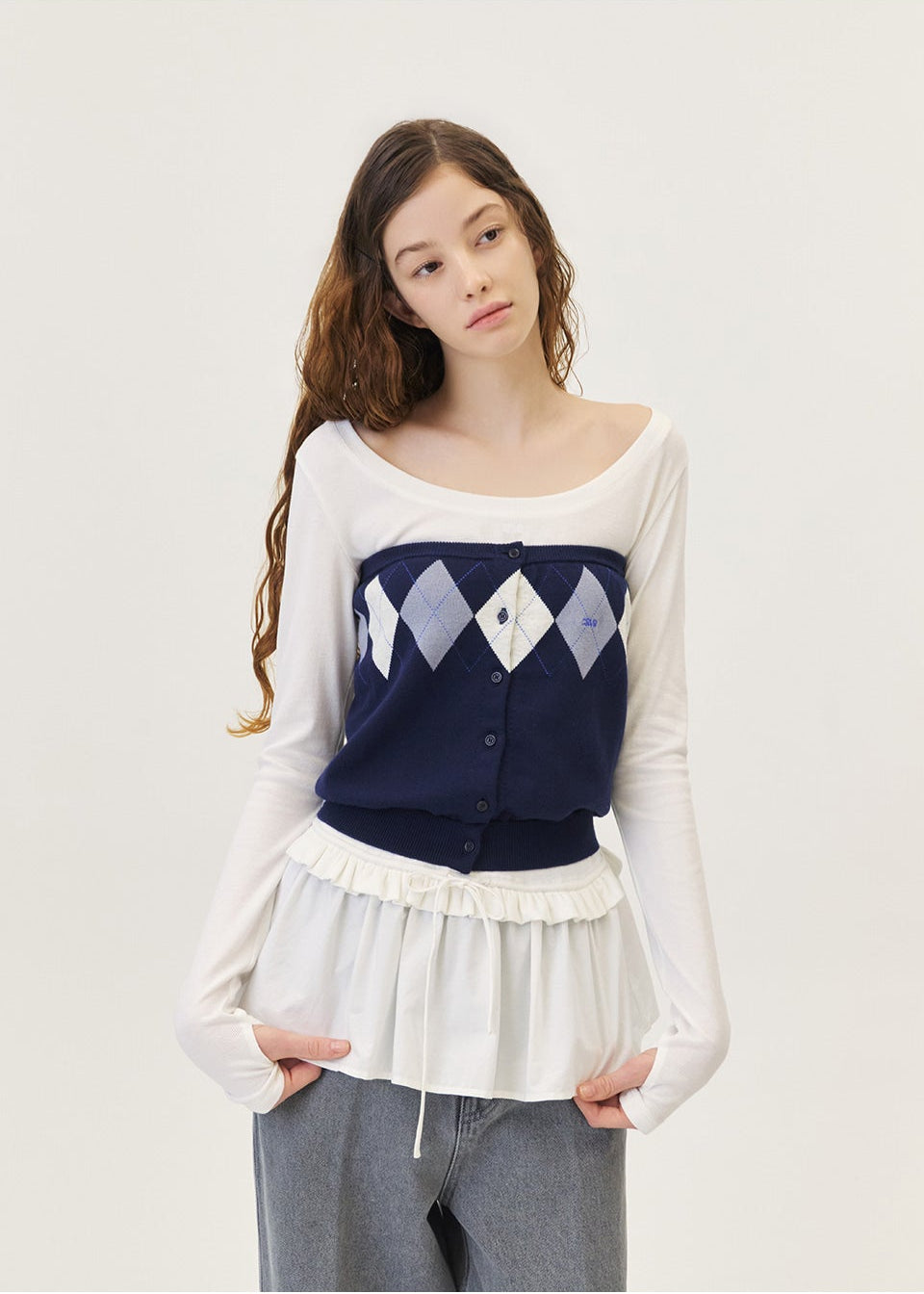 VENI ARGYLE TUBE TOP