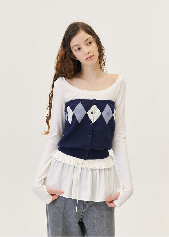 VENI ARGYLE TUBE TOP