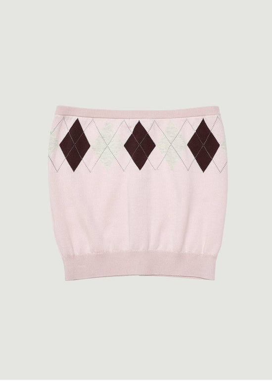 VENI ARGYLE TUBE TOP