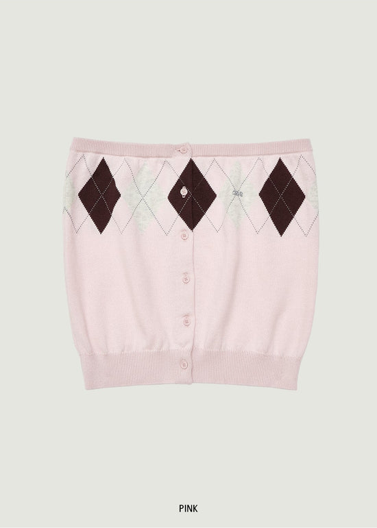 VENI ARGYLE TUBE TOP