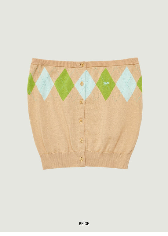 VENI ARGYLE TUBE TOP