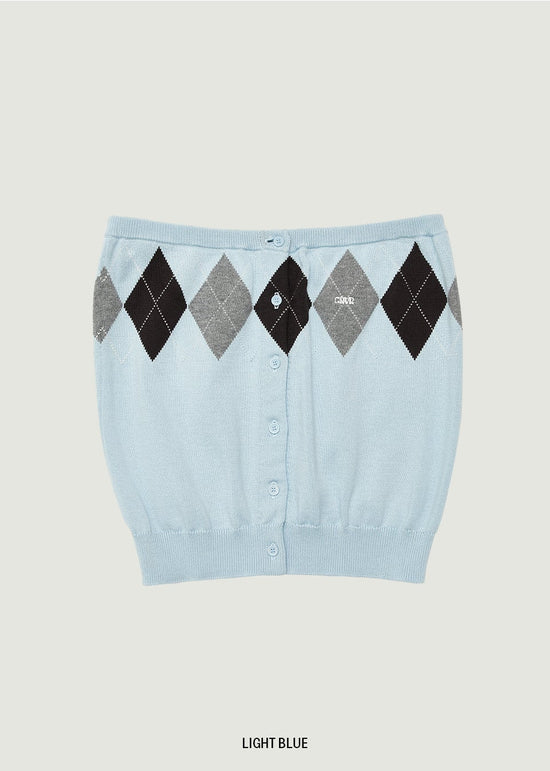 VENI ARGYLE TUBE TOP
