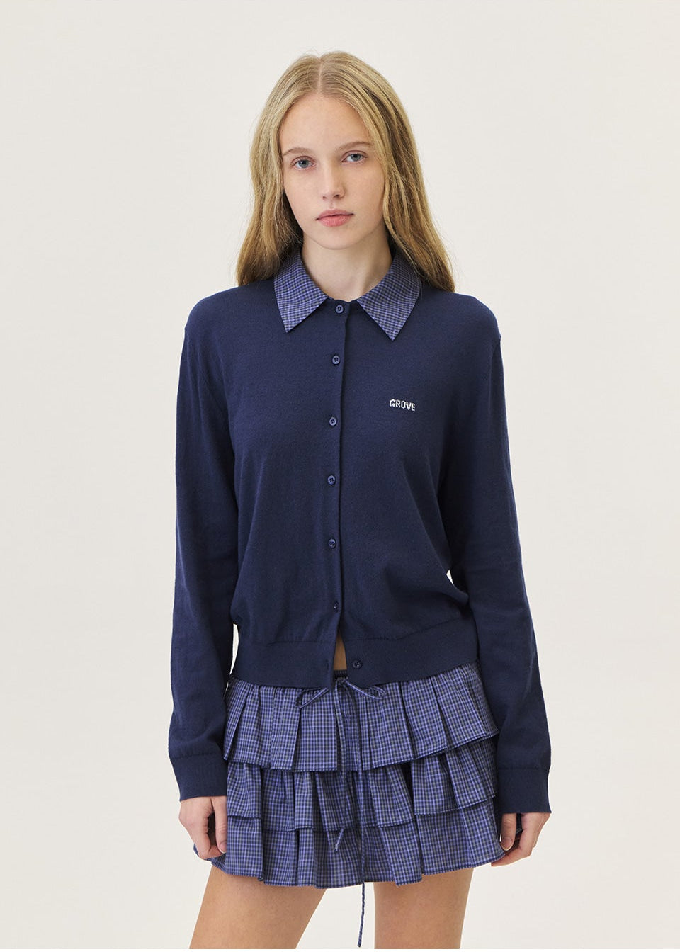 BLAINE CHECK SKIRT