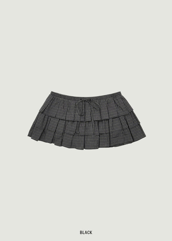 BLAINE CHECK SKIRT