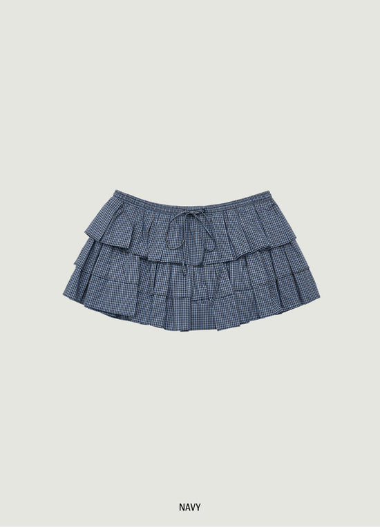 BLAINE CHECK SKIRT