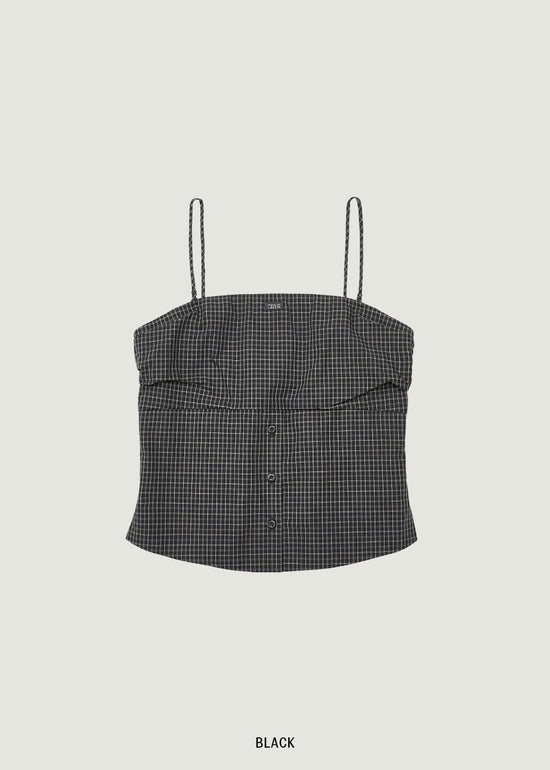 BLAINE CHECK SLEEVELESS