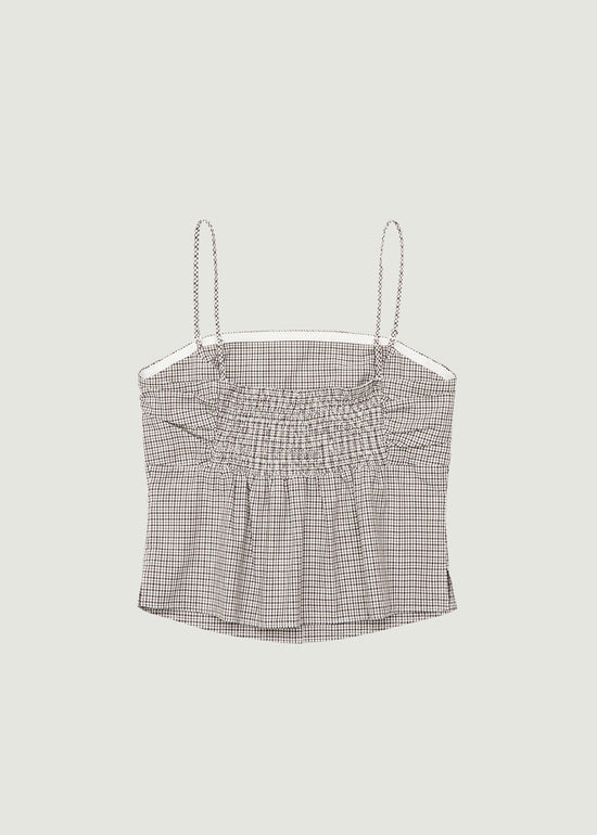BLAINE CHECK SLEEVELESS