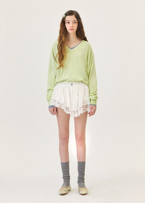 CANOPY V-NECK KNIT