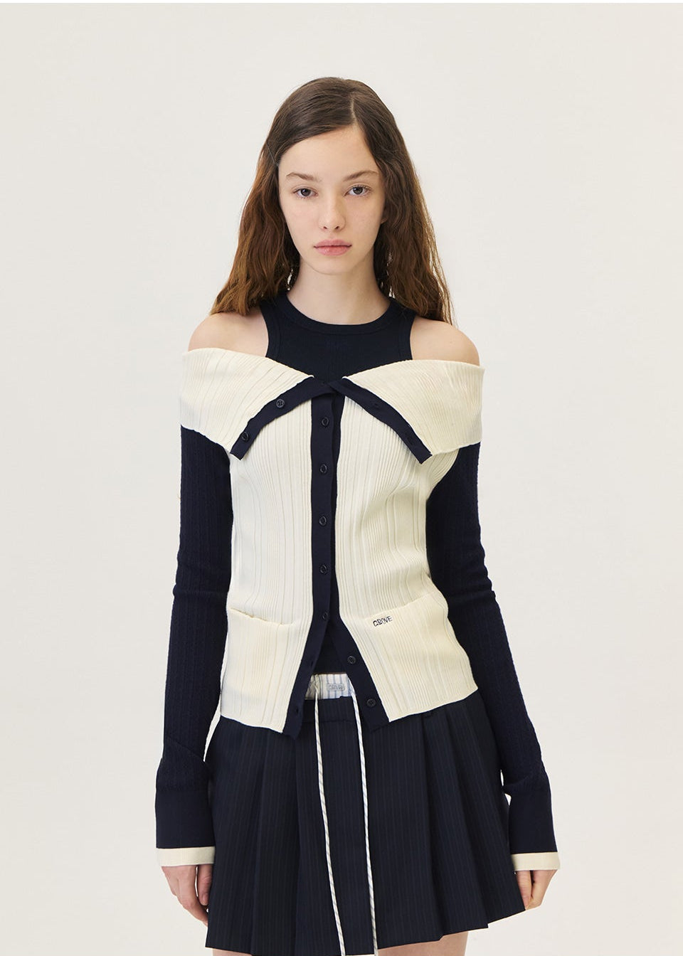 PONI OFF-SHOULDER KNIT
