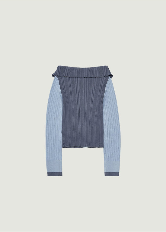 PONI OFF-SHOULDER KNIT