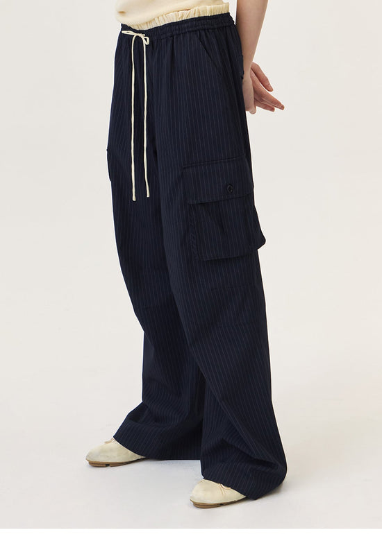 LAYER STRIPE CARGO PANTS